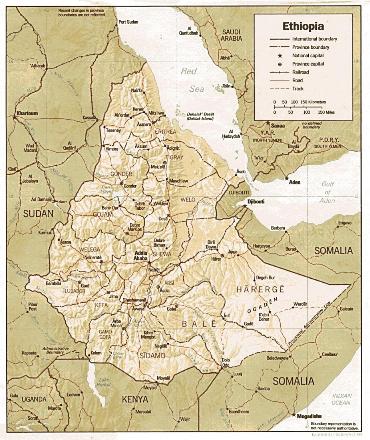 old 에티오피아 지도