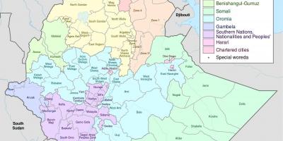 새로운 에티오피아 지도